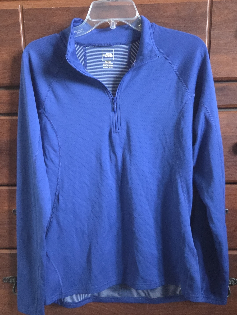 The North Face Men's Royal Blue Zip-Up Pullover